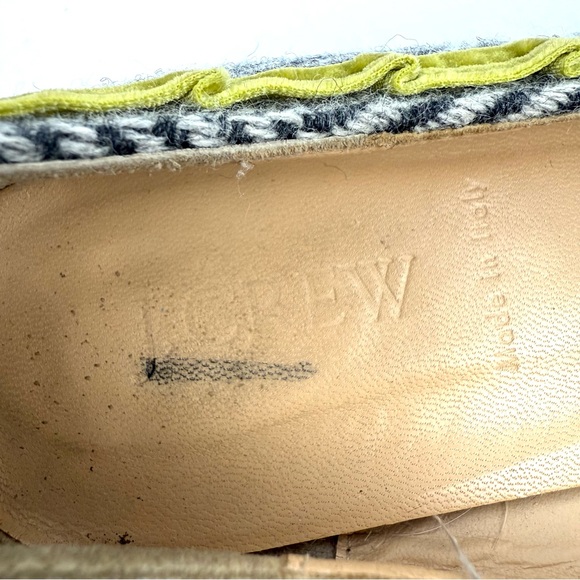 J Crew Shoes 7.5 Tweed Wool Pointed Heels Slip On Herringbone Womens Italy Made - Picture 4 of 9